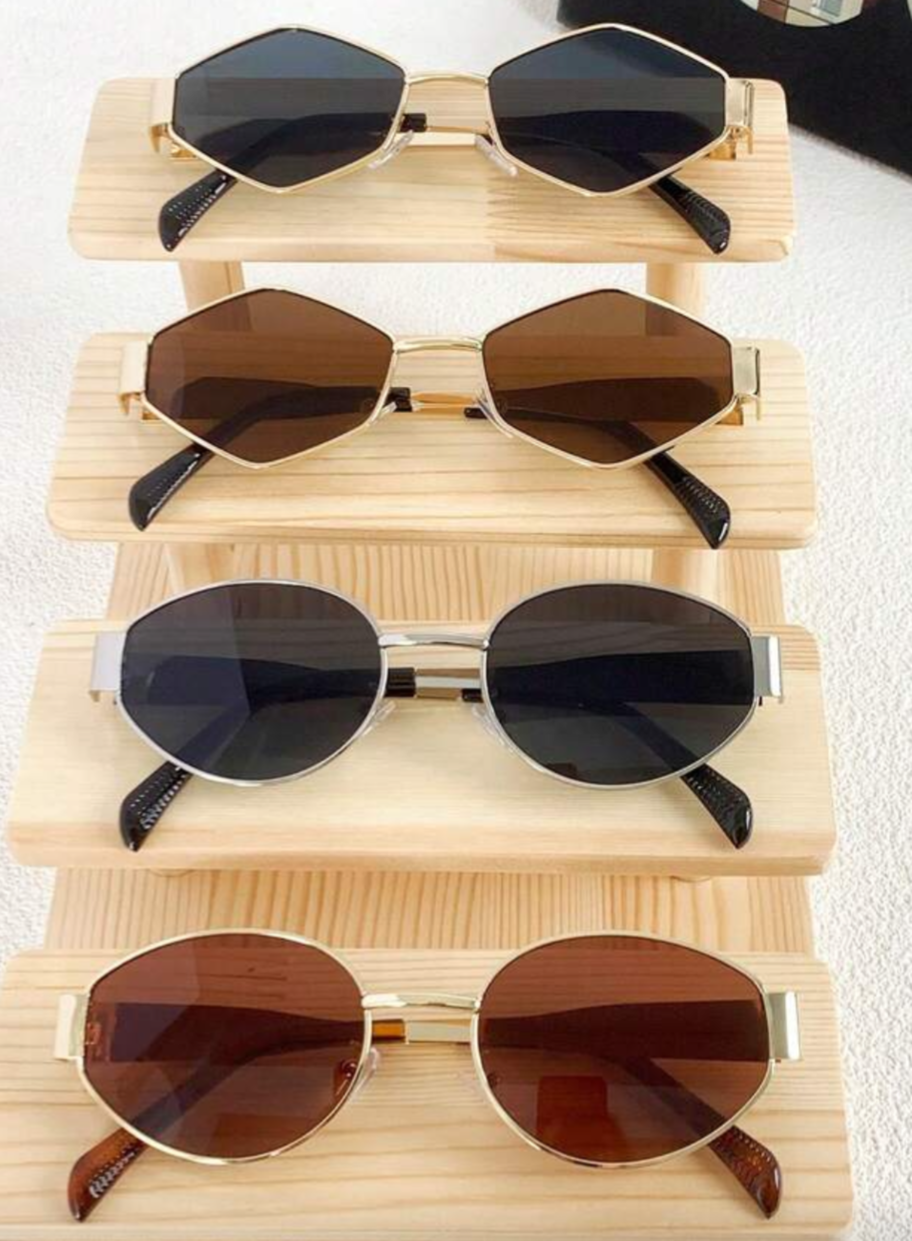 Conjunto de 4 óculos de sol